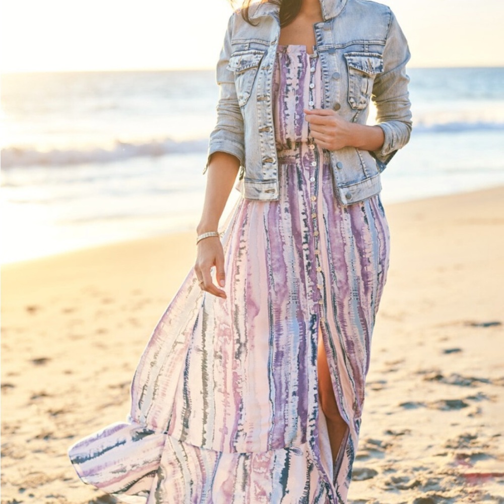 Evereve Allison Joy strapless maxi dress